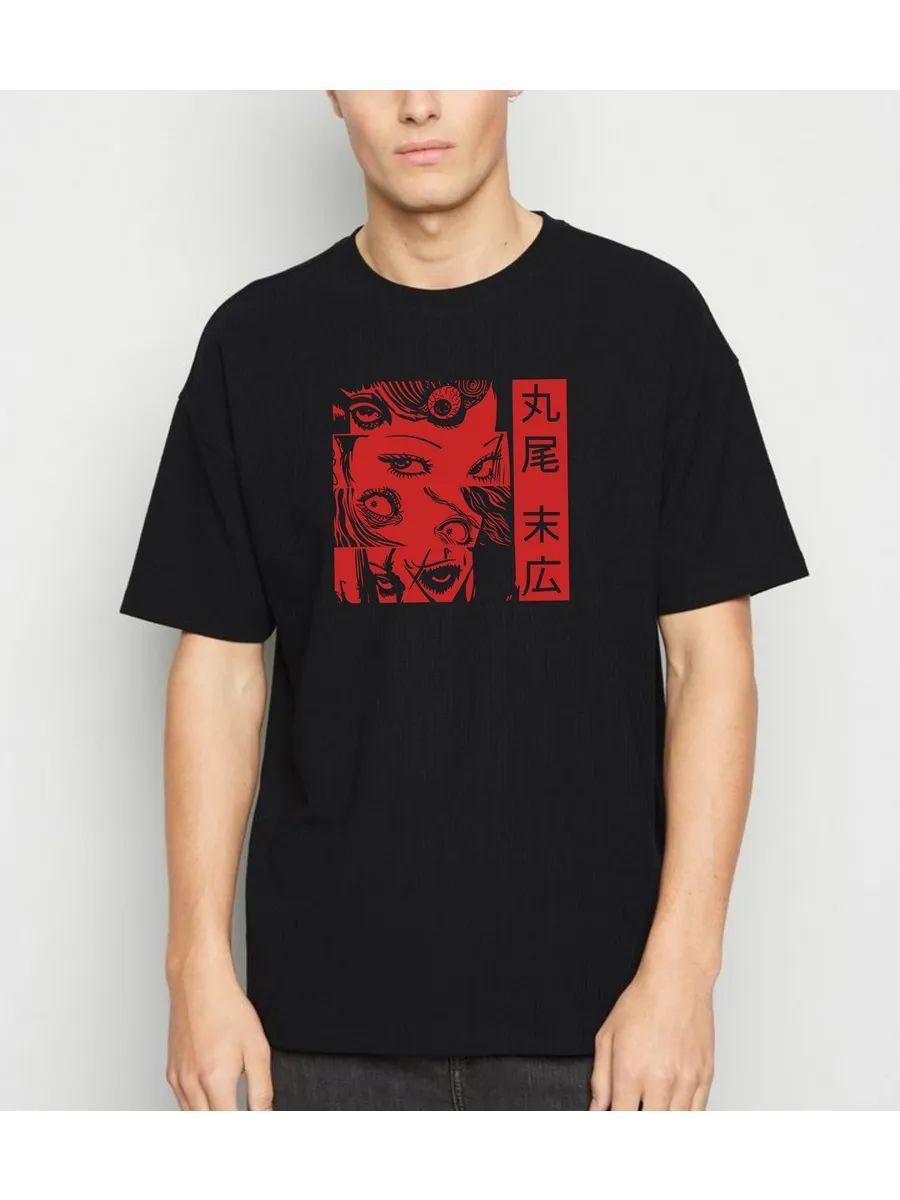 Хлопковая футболка Manto оверсайз с принтом XL