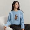 INMAN Women's Cartoon Bear Knit Pullover Sweater