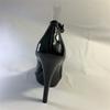 2025 new single shoes solid color low-top thin-heeled viscose shoes round head black banquet high heels