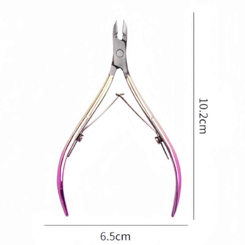 Stainless Steel Cuticle Clippers Trimmer Dead Skin Remover Pedicure Tool Cuticle Nippers Nail Manicure Scissors for Personal