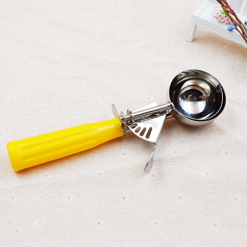 Stainless Steel Thickened Ice Cream Scoop Ice Ball Ice Cube Maker Frozen Cookie Meat Balls Scoop Kitchen Tools