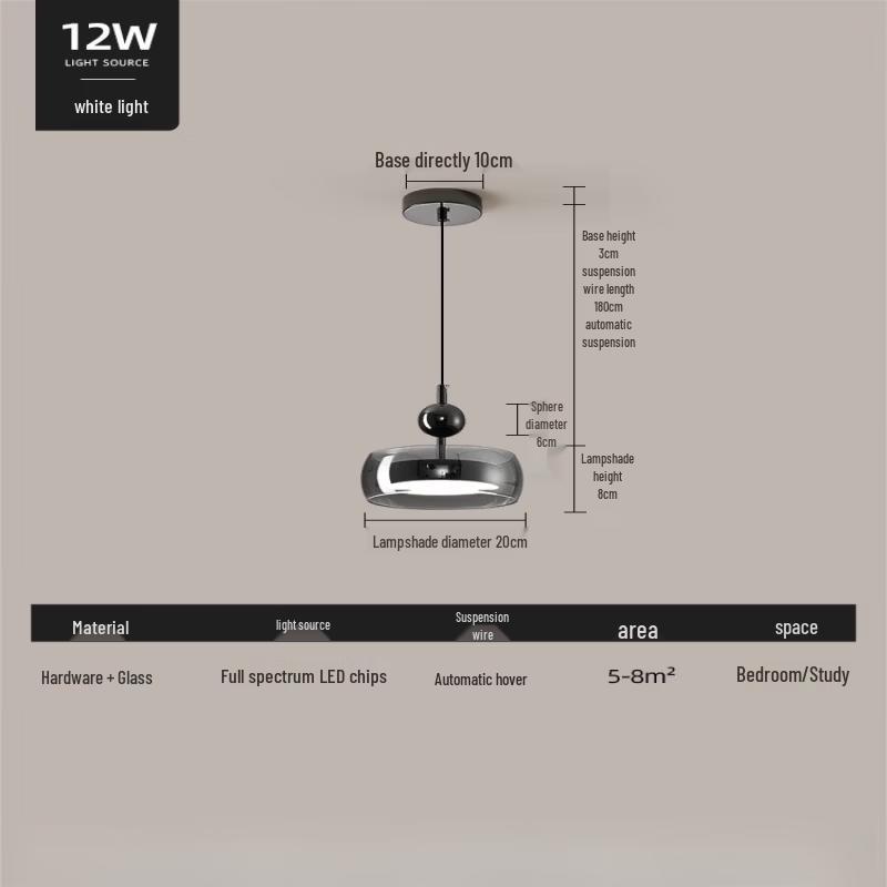 Dream Bubble 20cm Italian Glass Pendant Light