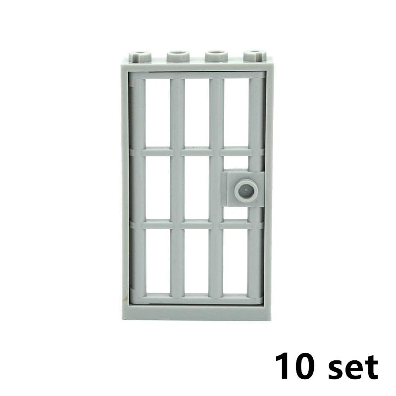 DIY Zubehör Stadt Freunde Haus MOC Teile Zaun Treppen Leiter Tor Bausteine Tür Fenster Figuren Garten Leduo Ziegel