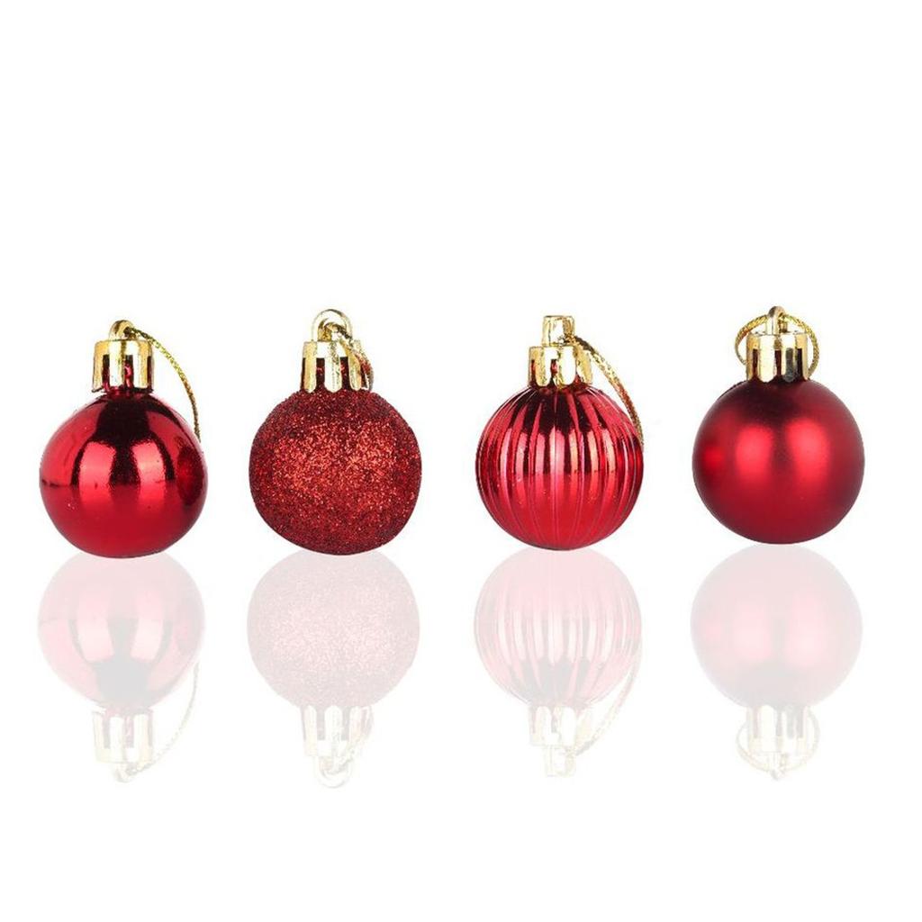 Tree Baubles Accessories Balls Wedding Xmas 24Pcs/Pack Baubles Christmas