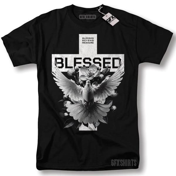 Blessed Faith Prayer Christian Catholic Graphic Design T-Shirt Unisex T-Shirt XXXL