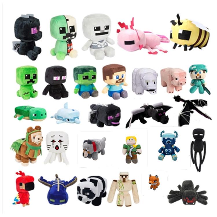 Minecraft Plush Toy Big Enderman Doll Big Bad Wolf Creeper Doll Creeper Big Pink Pig