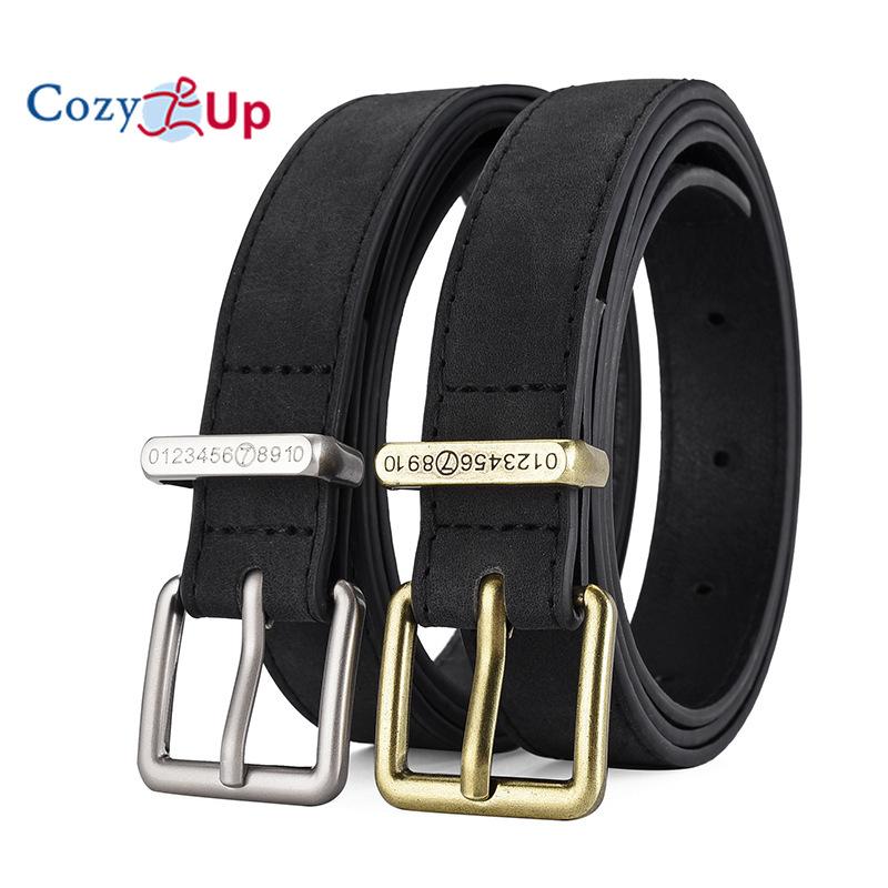 Frosted Pin Buckle Jeans Belt Women's Dress All-match Decorative PU Thin Belt