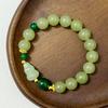 Natural Stone Beaded Bracelet for Women Semi Precious Gemstone Handmade Stretch 10mm Round Beads Bangle DIY Jewelry Gifts