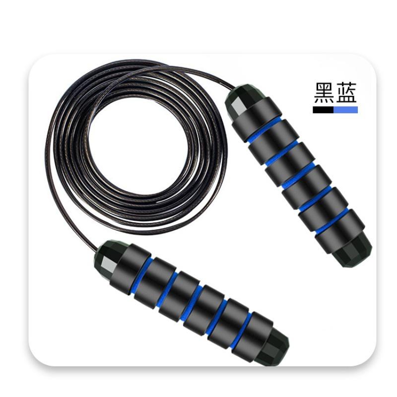 1 Peça Corda de Pular Sem Emaranhar Rolamento de Esferas Cabo de Espuma de Memória Ajustável Corda de Pular Nova Corda de Velocidade Fitness para Homens e Mulheres
