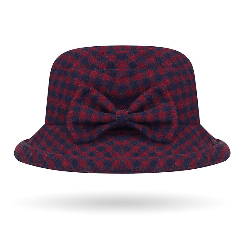 Autumn Winter Fisherman Hat Thick Woolen Middle-Aged and Elderly Hat Warm Cotton Hat Basin Hat