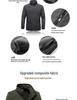Men's Plus Size Fleece Jacket: Casual and Loose, Perfect for Autumn and Winter. Ideal for Middle-Aged and Elderly.