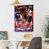 Atletico Madrid Benutzerdefinierte Wanddekoration mit Ihrem Namen Wandteppich Kunst Für Haustiermemorial Geburtstag Hochzeitsfeier Hintergrund Familien Geschenk