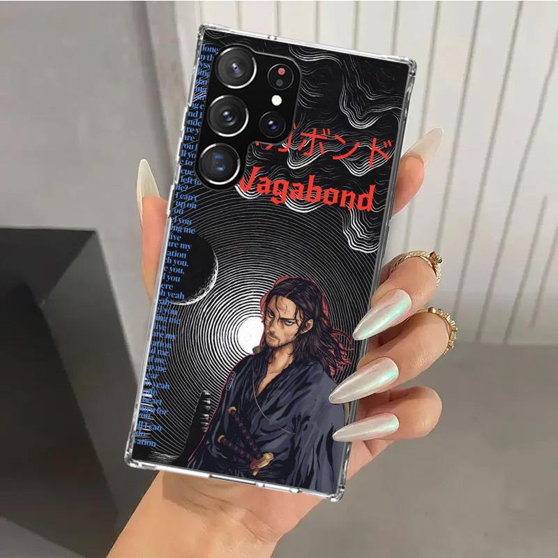 Anime Vagabond Samurai Phone Case for Samsung Galaxy S26 S24 S23 Ultra S25 Edge S22 S21 Plus S20 FE + Soft Print Shell Funda Gal