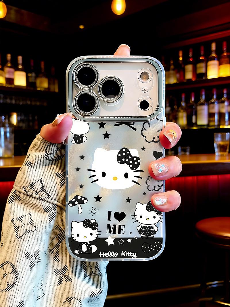

Compatible with Apple iPhone 17/17 ProMax/16 Pro, KT Girl 360° Rotating Bracket Case iPhone 14 Pro Max