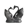 1 Piece of Simple and Modern Heart-To-Heart Couple Swan Statue Ornament, Romantic Love Home Decoration, Romantic Art Sculpture for Living Room 