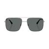 RAYBAN Metal Square Sunglasses Unisex Couple Style 003/81 56 RB3758