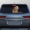 3D Window Car Stickers Cute Bulldog Moving Tail Wiper Stickers for Rear Windshield Car Styling Auto Decoration Car Accessories