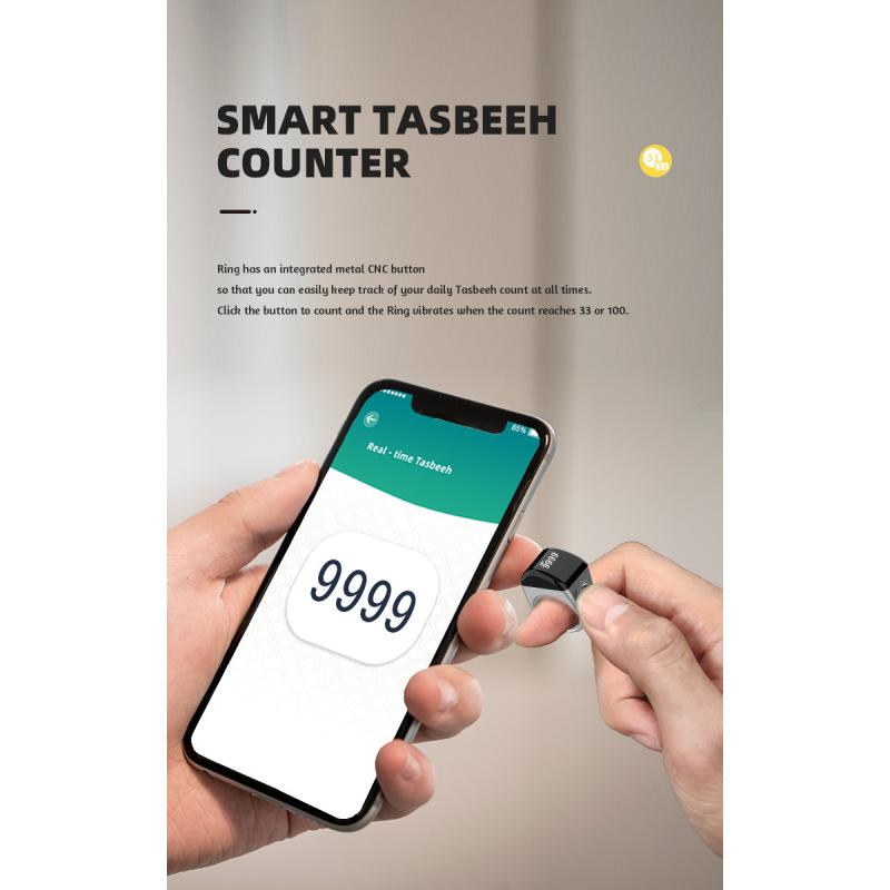 Contor electronic Smart Bluetooth Ring și funcții de afișare a timpului