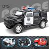 Spielen Sie mit Ihnen Polizeiauto Fahrzeug Pull Back Truck Modell Kinder Spielzeug Weihnachtsgeschenk