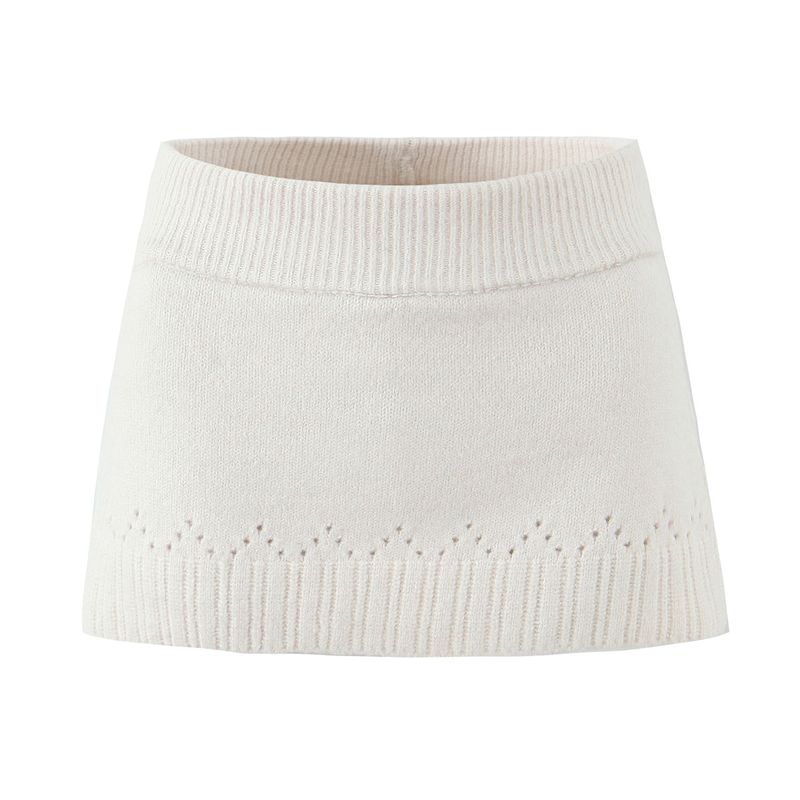 

Скандинавский Zhiqiu Милый Американский Милашка Гяру Фэйриленд Олень Жаккардовый Худи Вязаный + Юбка Комплект из двух частей Fawn beige overskirt (with safety pants inside) M