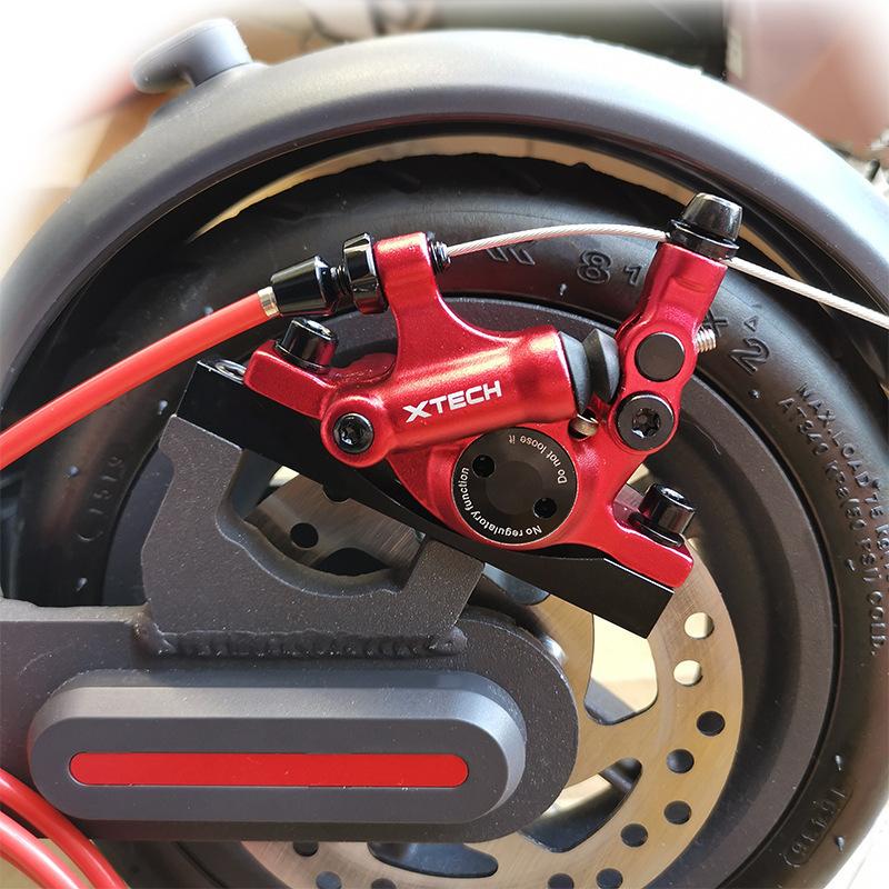 XTECH HB100 Line Pulling Hydraulic Disc Brake Calipers For Xiaomi M365 Electric Scooter Rear Wheel Aluminum Alloy Brake