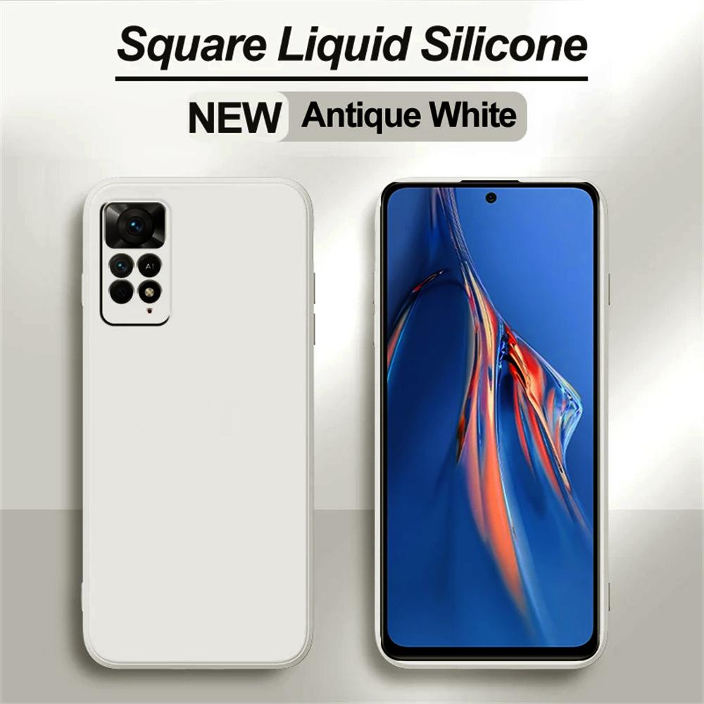 Luxury Liquid Silicone Case For Xiaomi Redmi Note 11s Cases Xiaomi Redmi Note 11s 10 11 12 13 Pro Plus 5G Cover Shockproof Cover