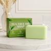 Natural TeaTree Oil Soap Bar For Face & Body, Deep Cleansing, Hydrating, Vegan , 100g For Fresh, Calm Skin