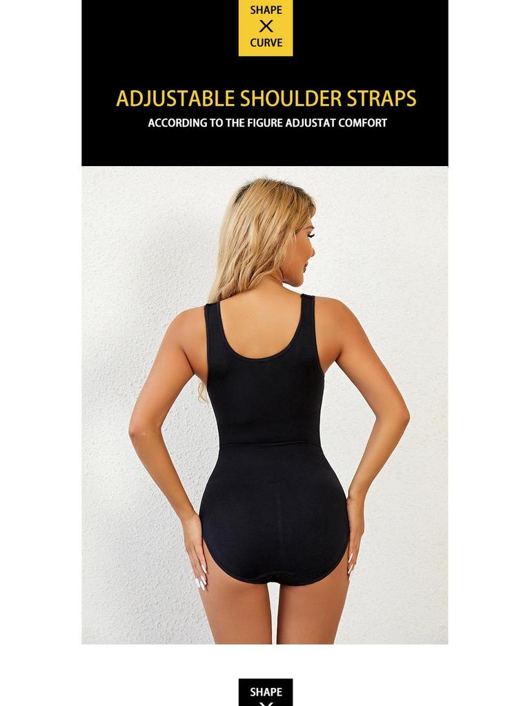 Enhanced Seamless Postpartum Bodysuit: 3.0 Shaping Slimming Body Shaper with Abdomen Control & Hip Lift for Women