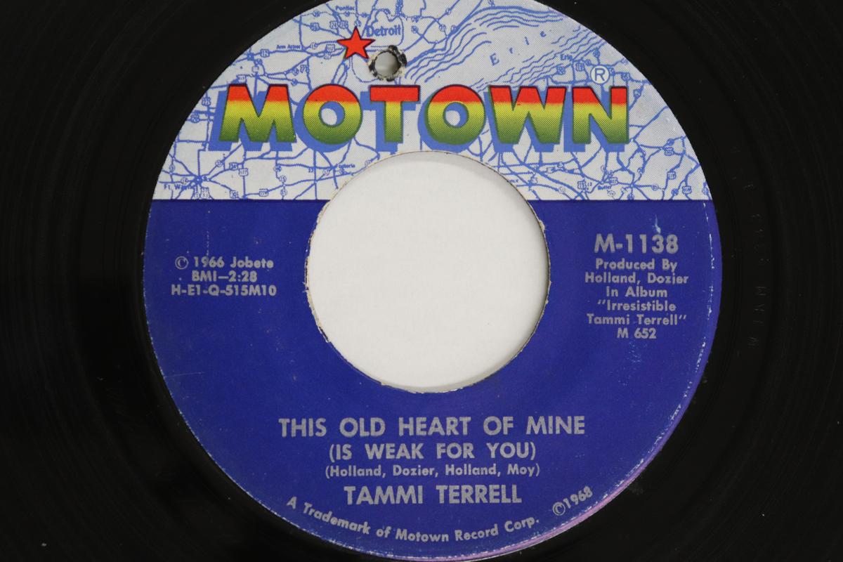 

7inch Record TAMMI TERRELL - This Old Heart Of Mine (Is Weak For M1138 MOTOWN 1968 US Soul/Funk Used