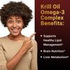 Antarktisches Krillöl 2000 mg mit Omega-3-Fettsäuren EPA, DHA, Astaxanthin und Phospholipiden