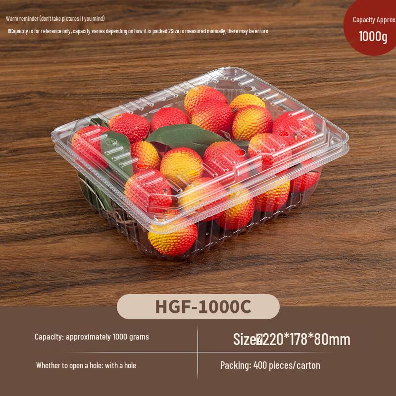 Disposable Transparent Fruit Packaging Box