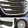 4M/8M Auto Styling Stoßstange Moulding Trim Streifen Radnabe Schutz Kleber Grille Auswirkungen Gold Dekorative Streifen auto