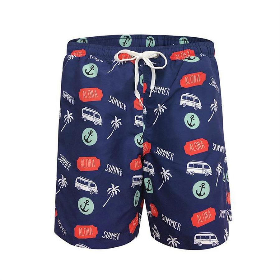 Pantaloncini da uomo Estate 3D stampati Casual Ordinari Pantaloni corti da spiaggia Pantaloni corti elasticizzati in vita elastica primaverile