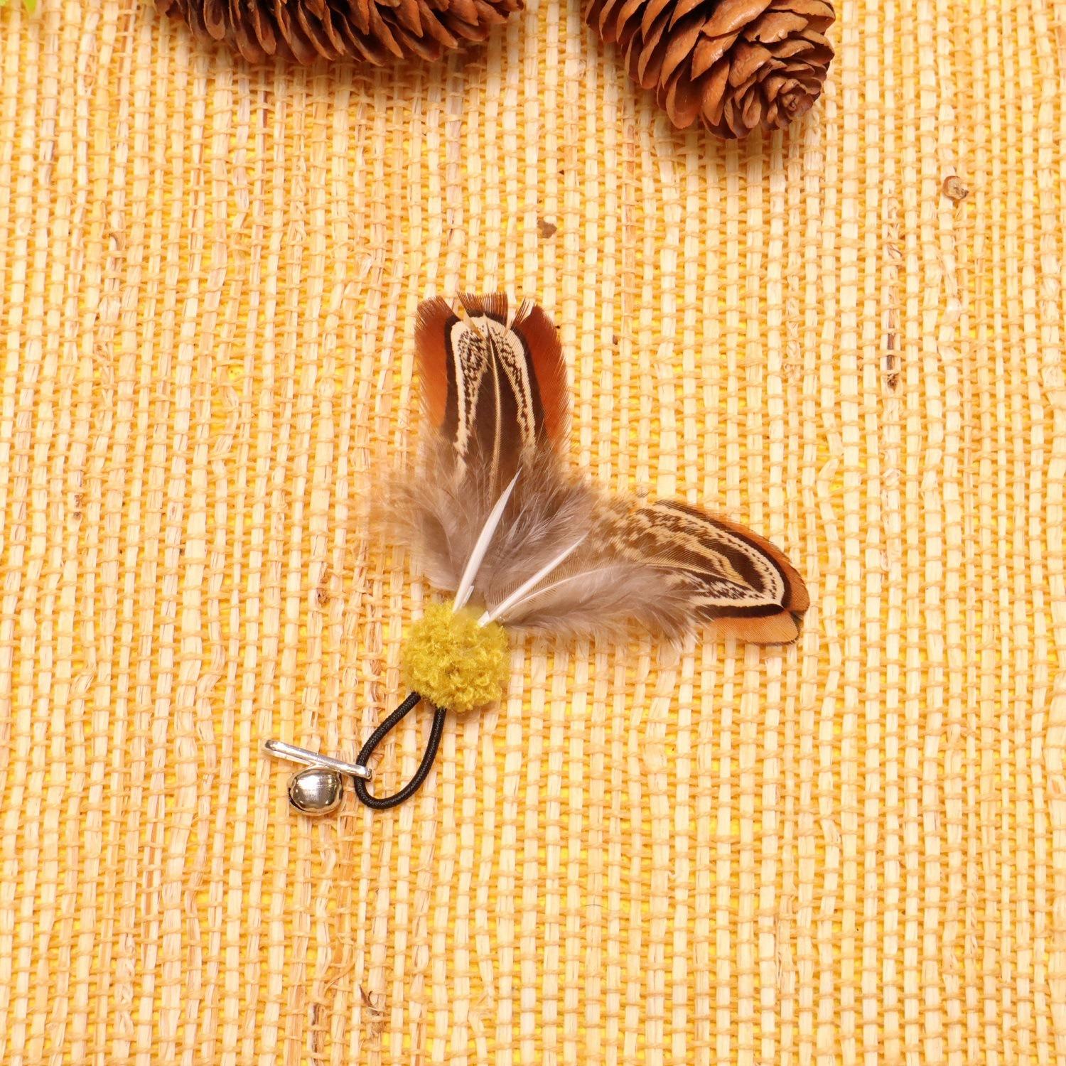 

Exquisite Artificial Insects Cat Toy Teaser Stick for Changing Heads Feather Pet Toys Wand Accessories
