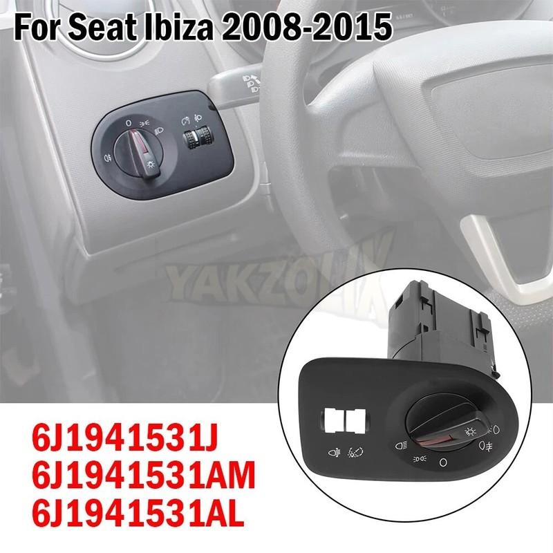 Headlight Light with Fog Light Control Switch For Seat Ibiza 2009 2010 2011 2012 2013 2014 2015 6J1941531AL 6J1941531J Car Parts