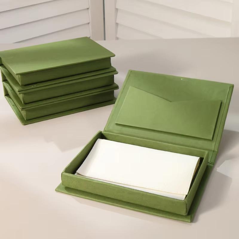 

Flip Book Jewelry Box Unique Magnetic Jewelry Box Magnetic Closure Jewelry Box High-Quality For Home Decoration Business Trip зелений