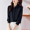 White Shirt Women's Professional Suit Anti-wrinkle-free Interview Commuting Formal Suit Top Business Long Sleeve White Shirt Women