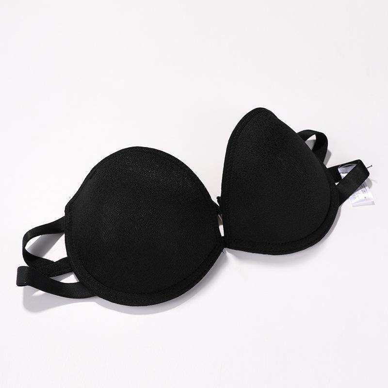 Korean Style Strapless Bra: Invisible, Non-Slip, Sexy Gathering Solid Color for Women