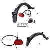 Waterproof Scooter Rear Tire Wheel Mudguard Widened Mud Guard Tail Light for Electric Scooter Parts Easy to Install