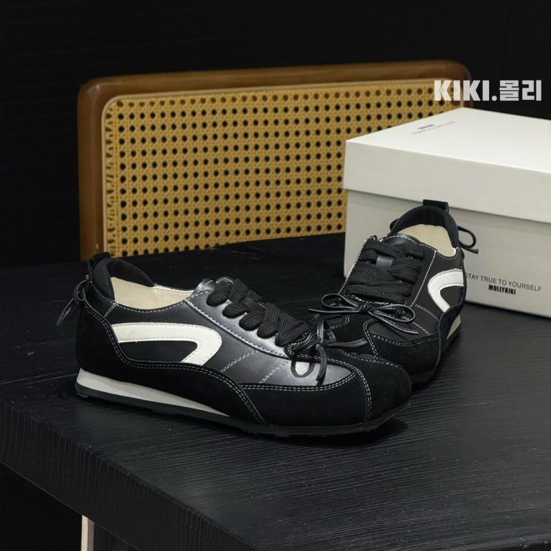 Niche Apple Head Women's Fashion Summer New Retro Design Sense Color Matching Casual Sports Shoes