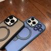 Applicable To IPhone 17 Magnetic Fulcrum Stand Mobile Phone Case Apple 16 Matte Skin Feeling with Lens Film