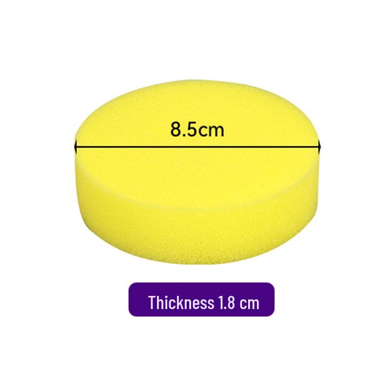 High-Density Round Waxing and Polishing Sponge for Car Cleaning