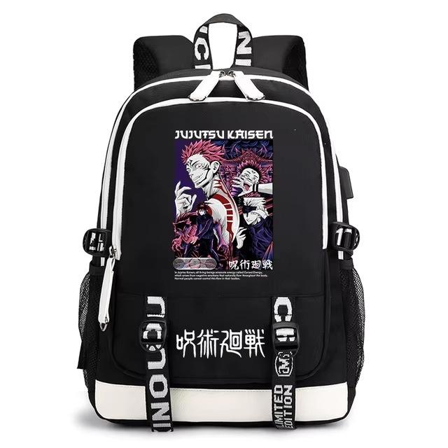 Day Mantra Jujutsu Cartoon Student School Bag Casual Backpack Boys Girls School Trip Lightweight Backpack