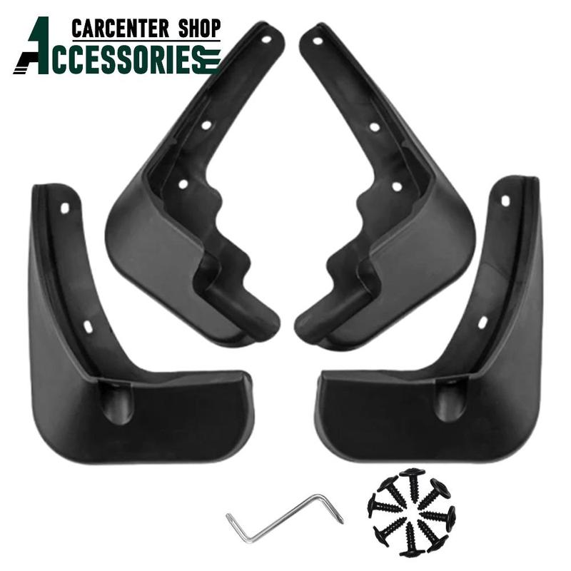 Splash Guard Mud Flaps Car Mud Flaps Black for Peugeot 301 2014-2018 Wheel Guard Mudguards