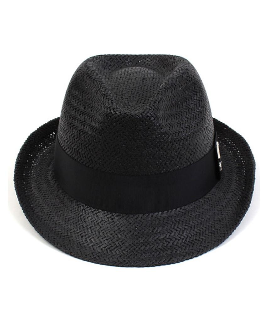 Yunibeosyeolkemiseuteuli Bu Summer Black Short Fedora