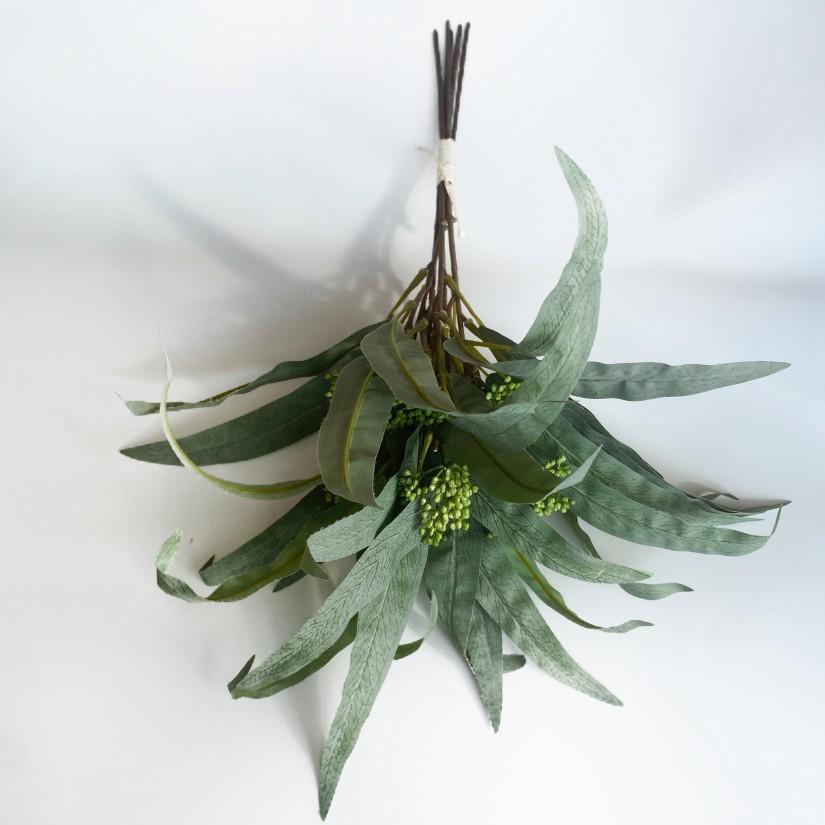 Cross-Border Faux Willow & Eucalyptus Leaf Floral Display for Landscaping