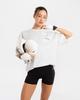 BOXRAW We Dont Play Boxing Oversized T-Shirt - Women'S W Bxrw-U-Wdpbt-W [White/Pink] (Type A)