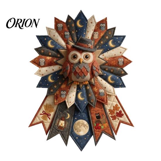 Feiertags-Schmuck Bastelbedarf 12-Monats DIY Türhänger Nähset, Stoff-Patchwork-Muster Und DIY-Kit für Anfänger Saisonale Dekoration, Rustikal
