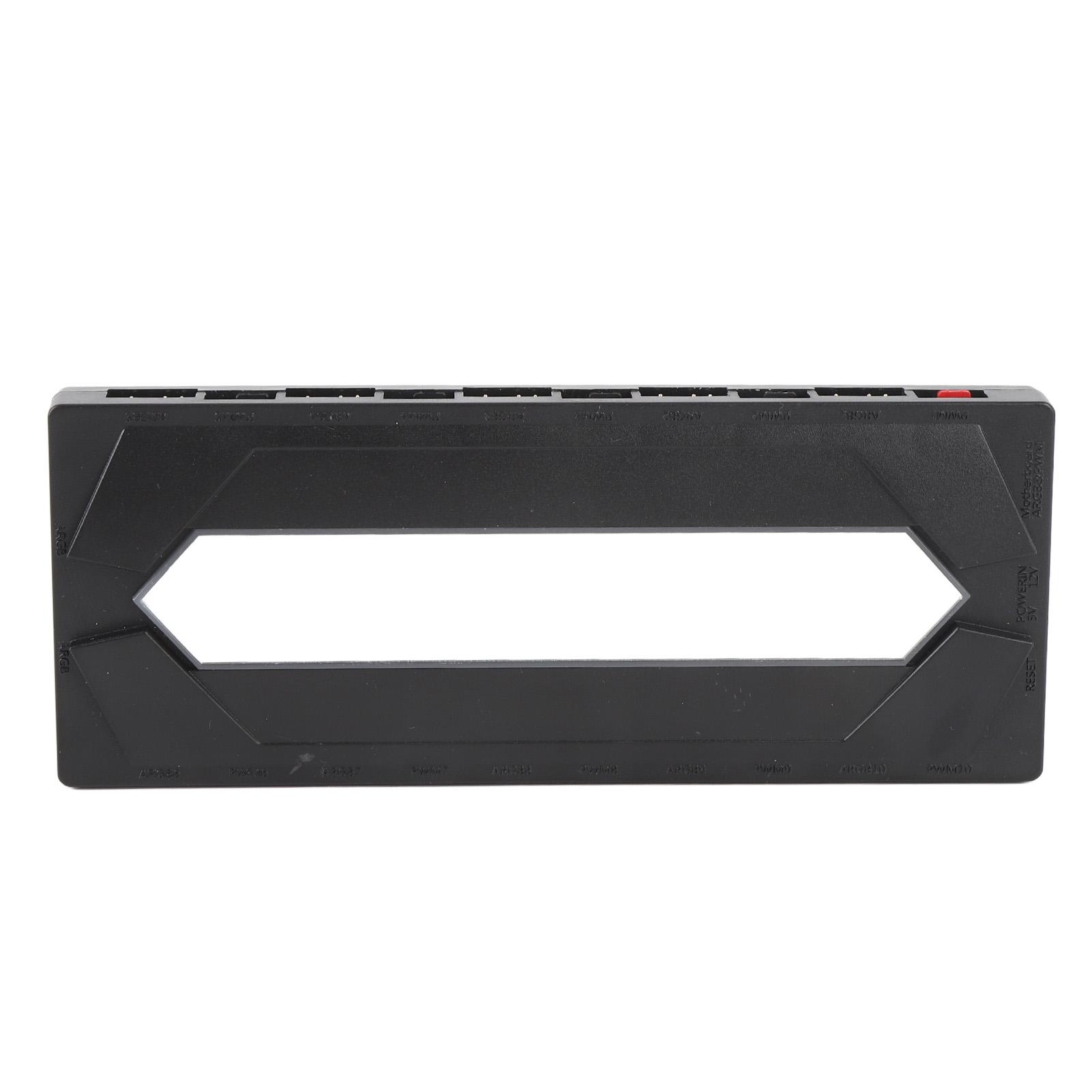 

ARGB Сплиттер PWM Хаб для вентиляторов 1 к 10 Порт питания Serial ATA 5V 3Pin Магнитное основание Разветвитель для вентиляторов корпуса ПК чёрный