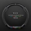 MG ZS6 & Scorpio Navigator ONE Suede Steering Wheel Cover - Magnolia 5 Model